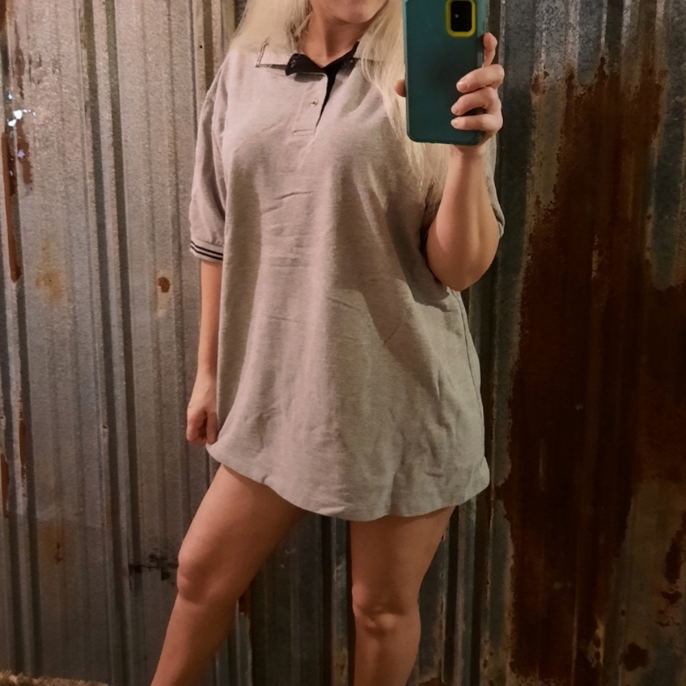 Gray Polo Shirt